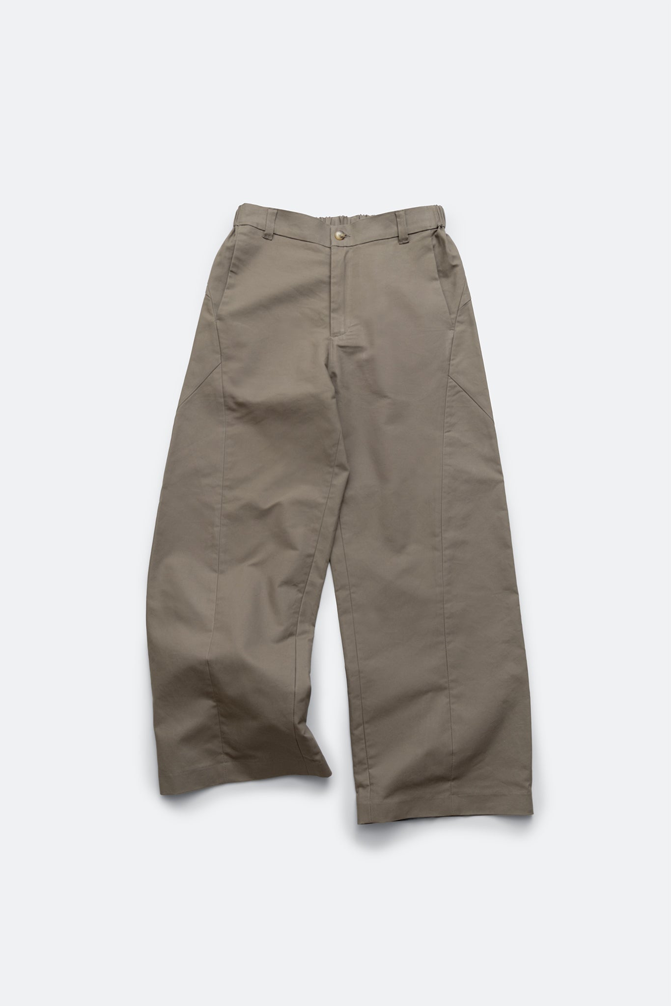 slack pants - chestnut brown
