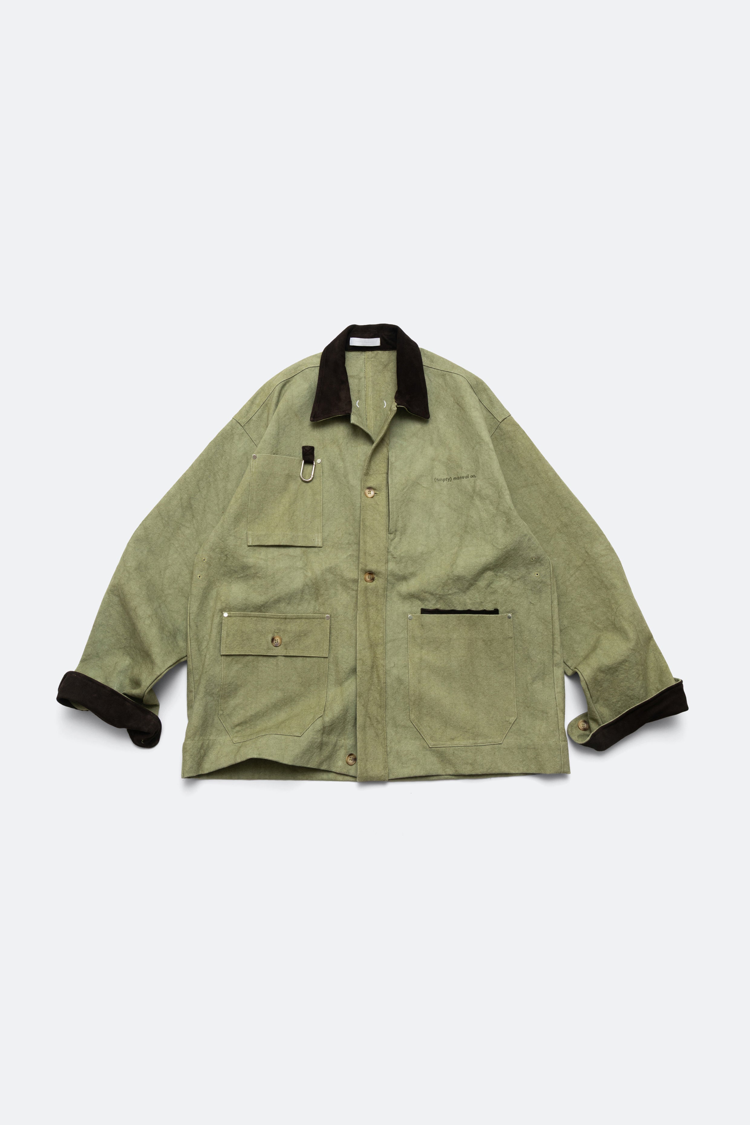 hybrid barn jacket - dirty olive