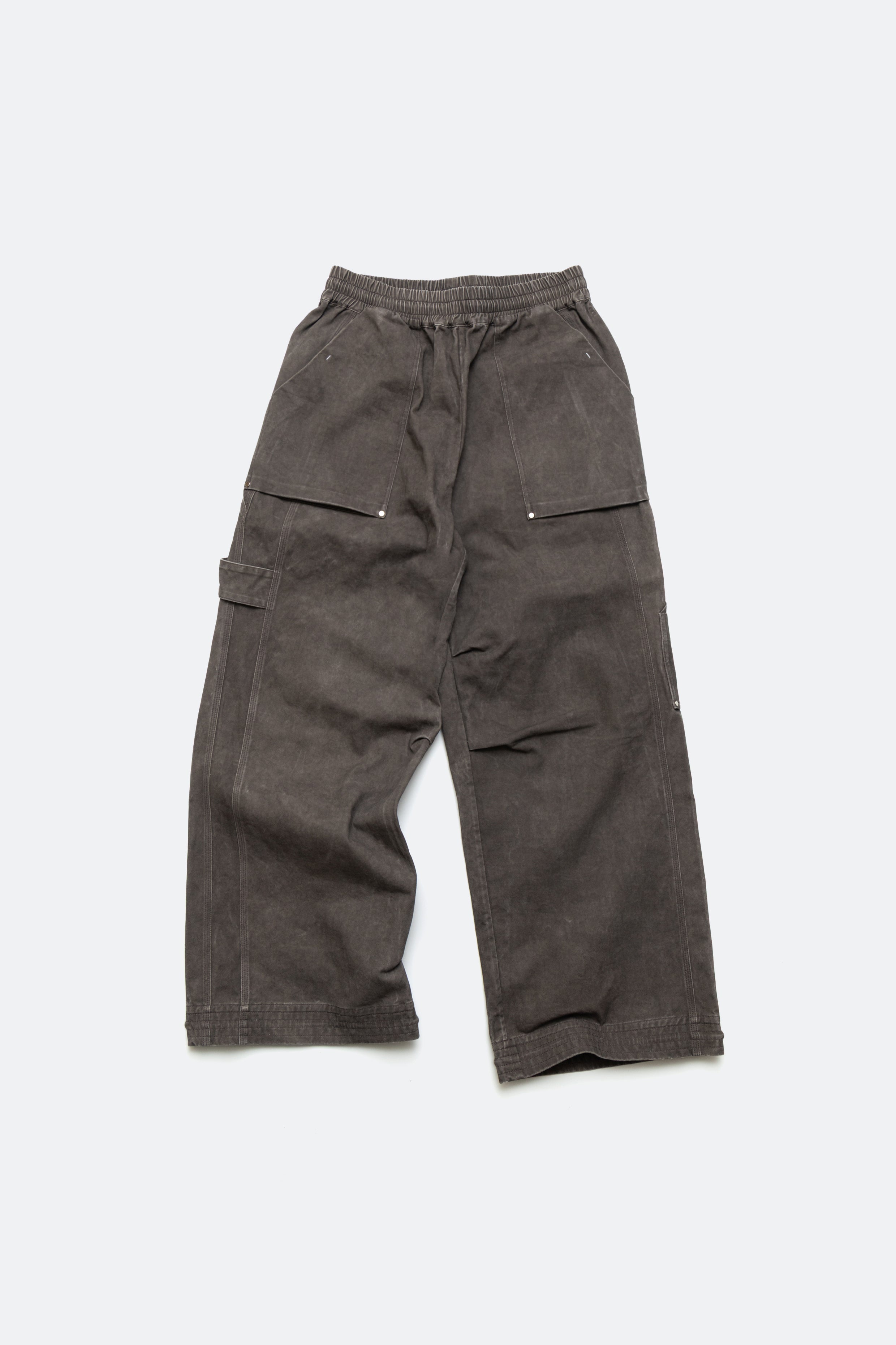 utility cargo pants - purplish grey