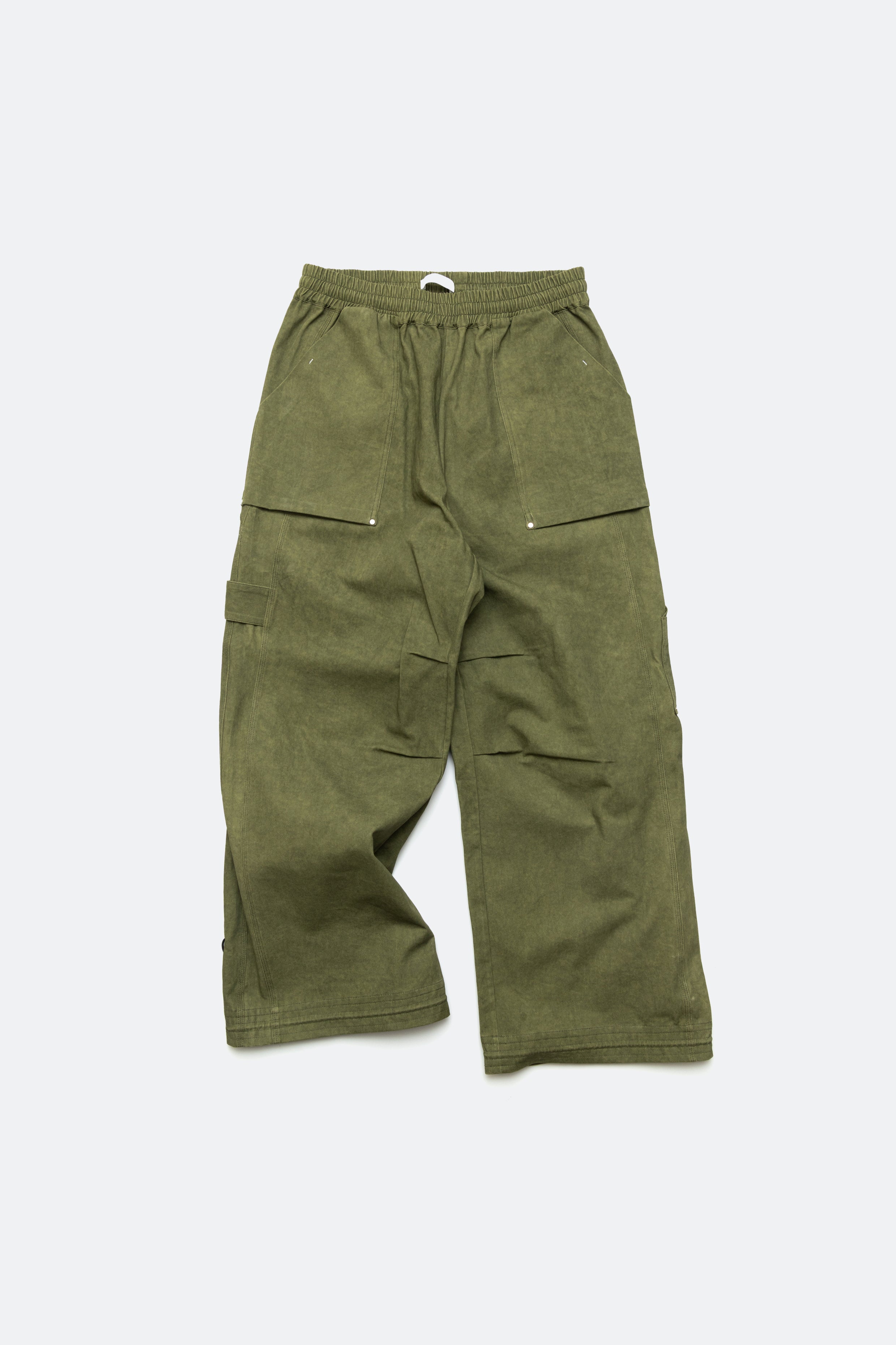 utility cargo pants - army green