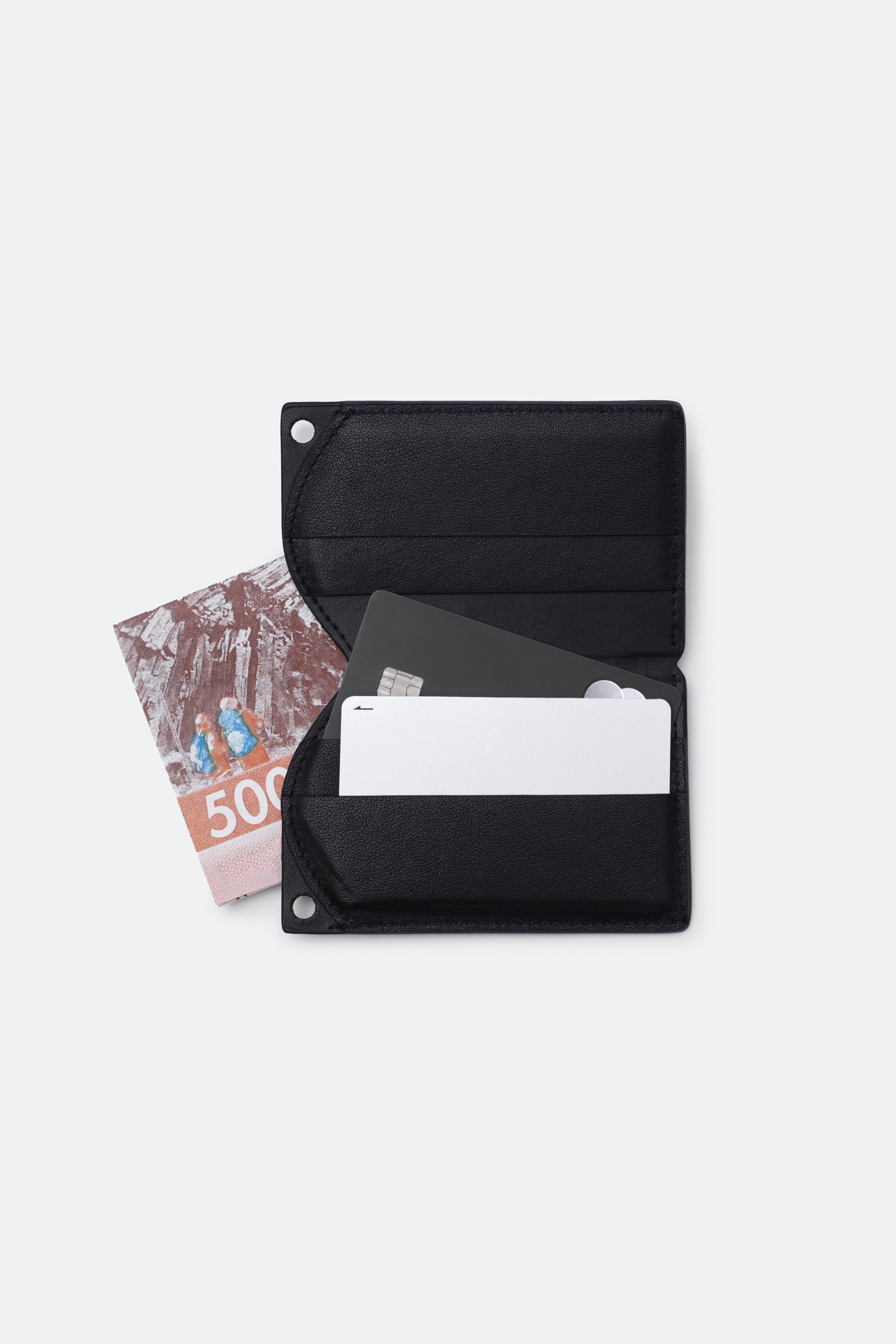 radius card holder - black