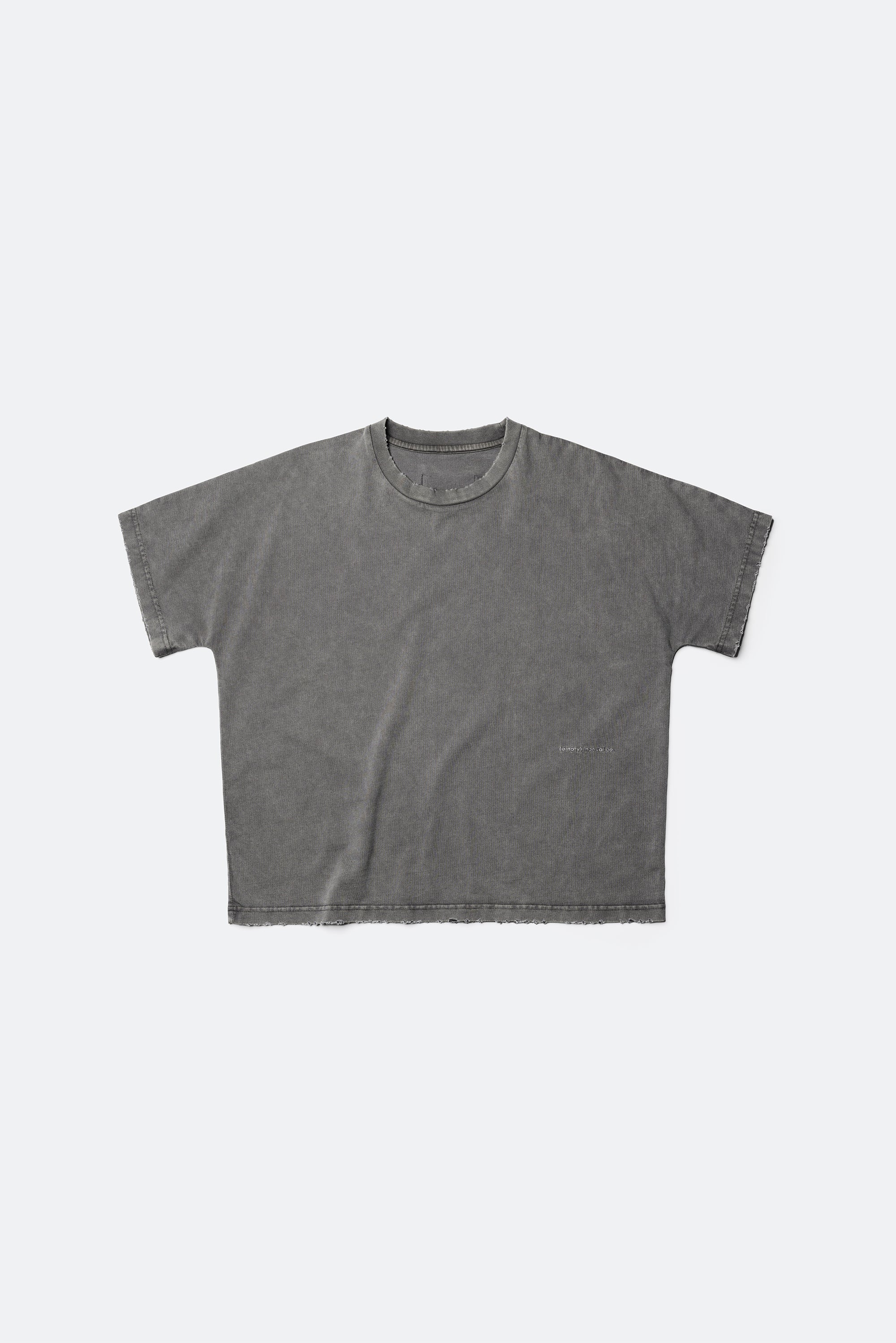 jinbei tee - washed grey