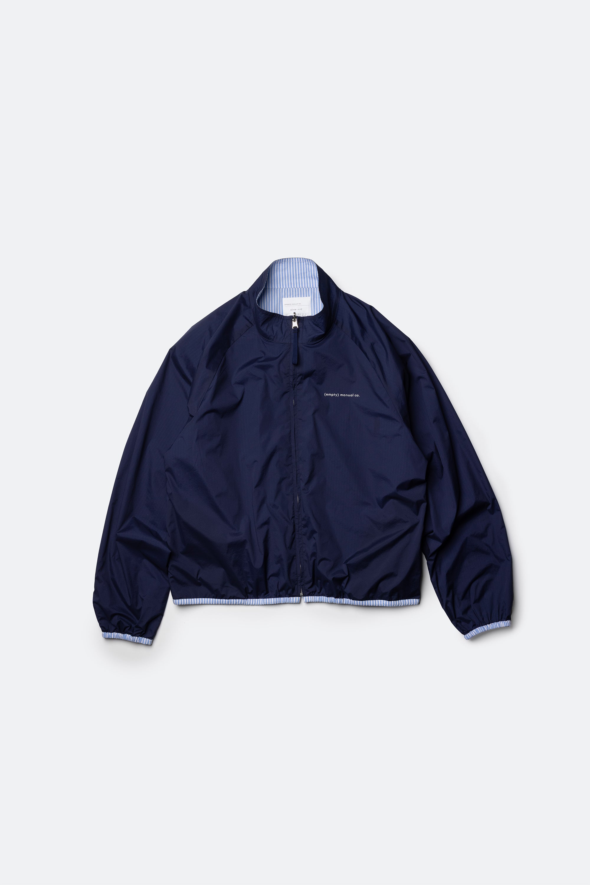 alter ego reversible jacket - navy & blue stripes