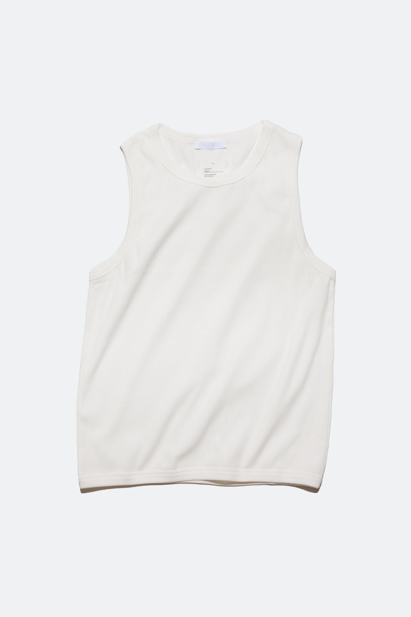 (empty) manual co. 35°C tank top/ white - GROGROCERY