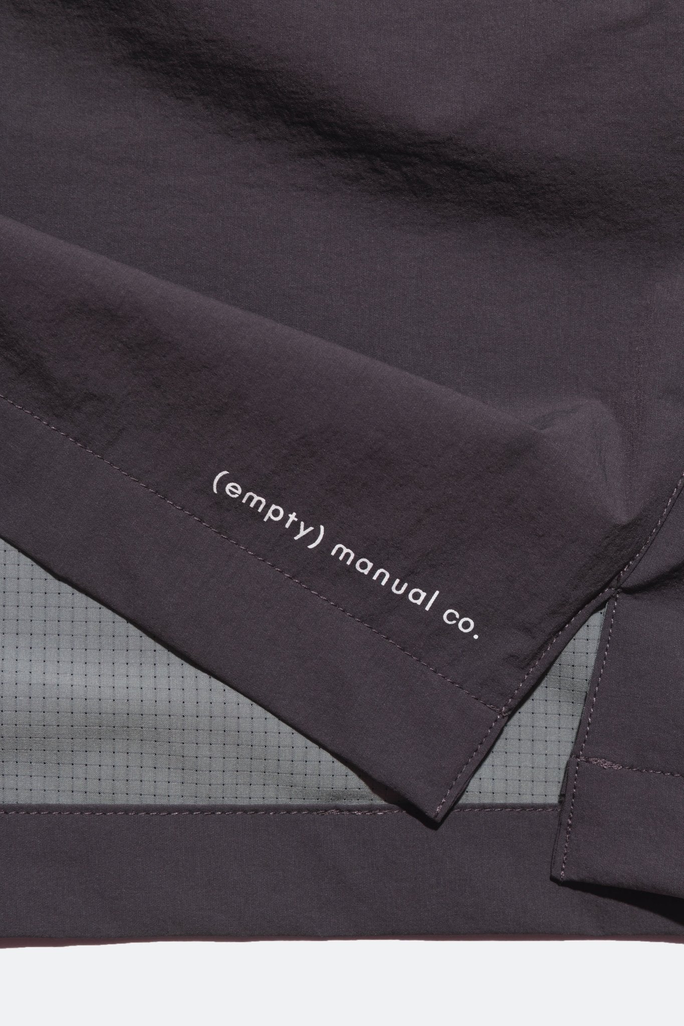 (empty) manual co. all climate shorts/ arctic dusk & smoke grey - GROGROCERY