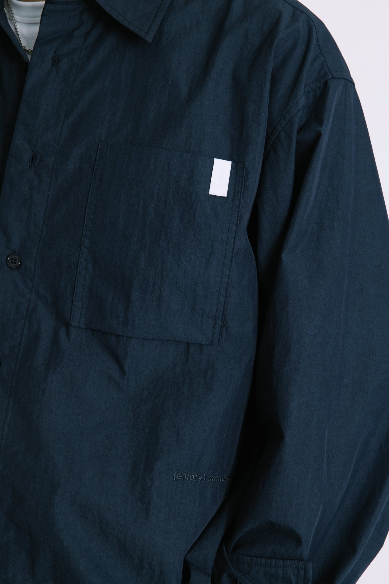 (empty) manual co. all day shirt/ navy - GROGROCERY