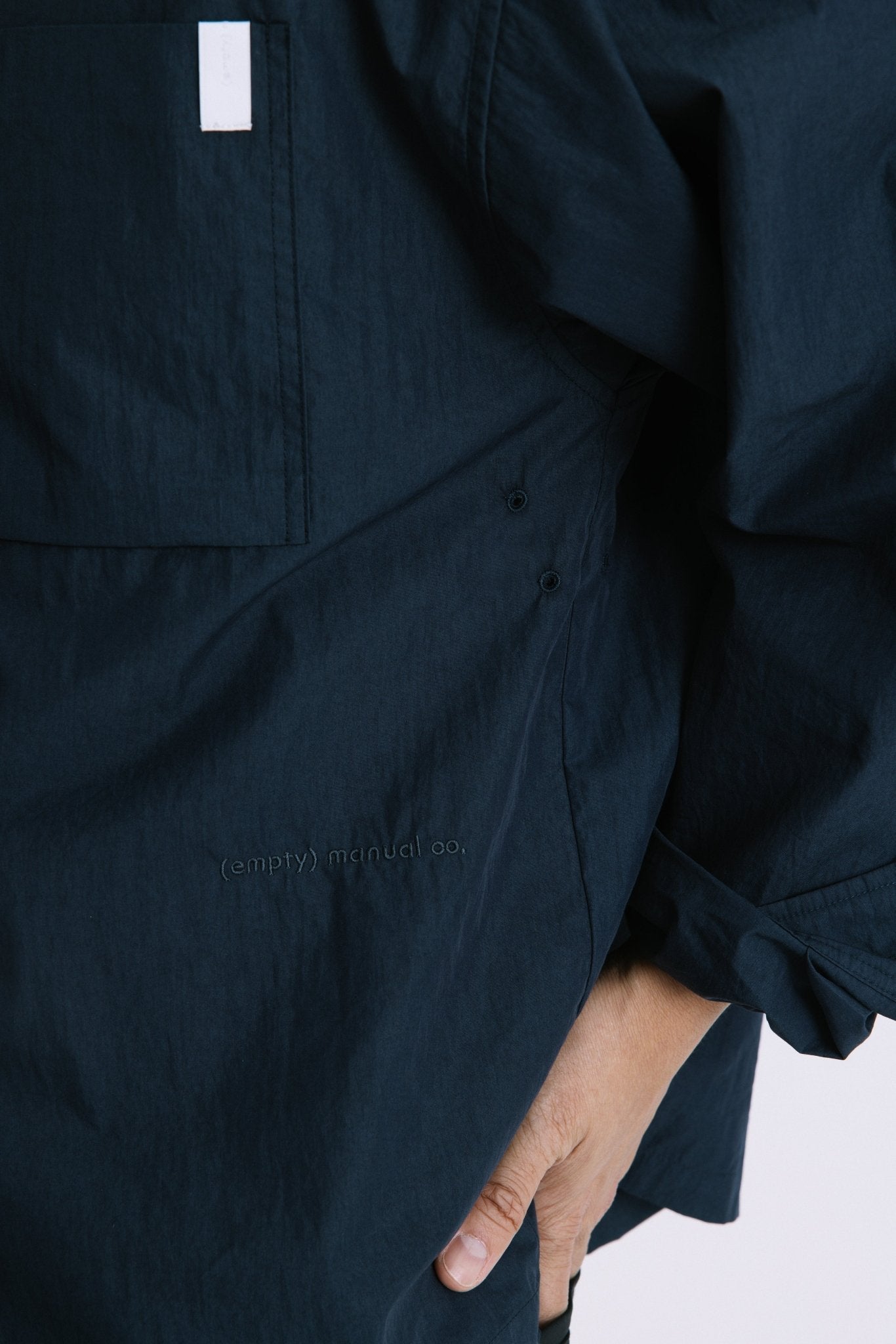 (empty) manual co. all day shirt/ navy - GROGROCERY