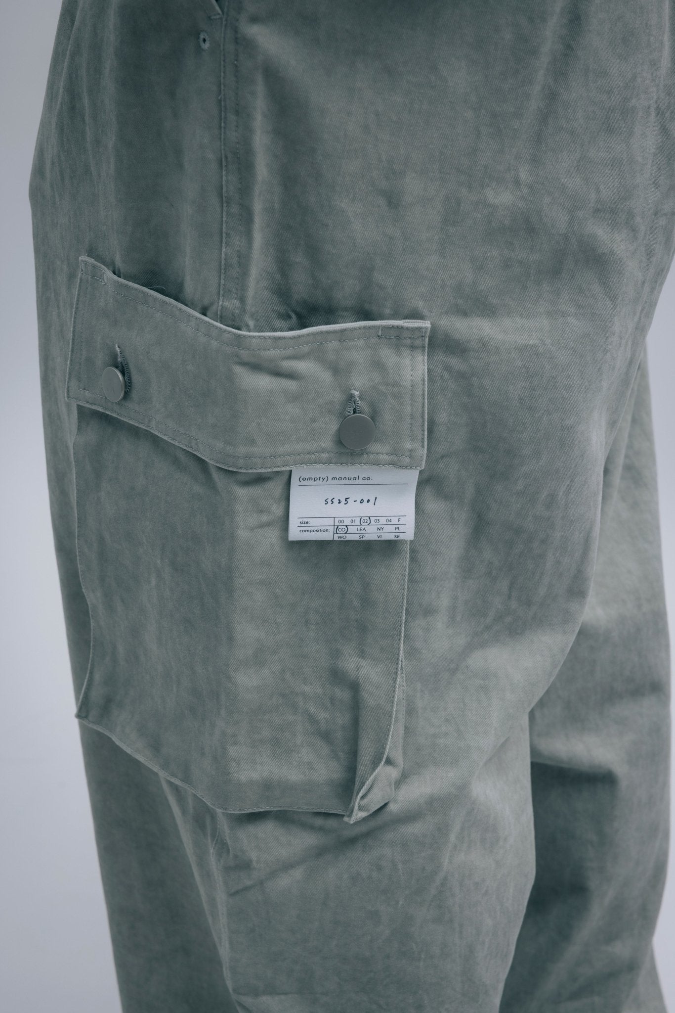 (empty) manual co. easy cargo pants/ dirty khaki - GROGROCERY