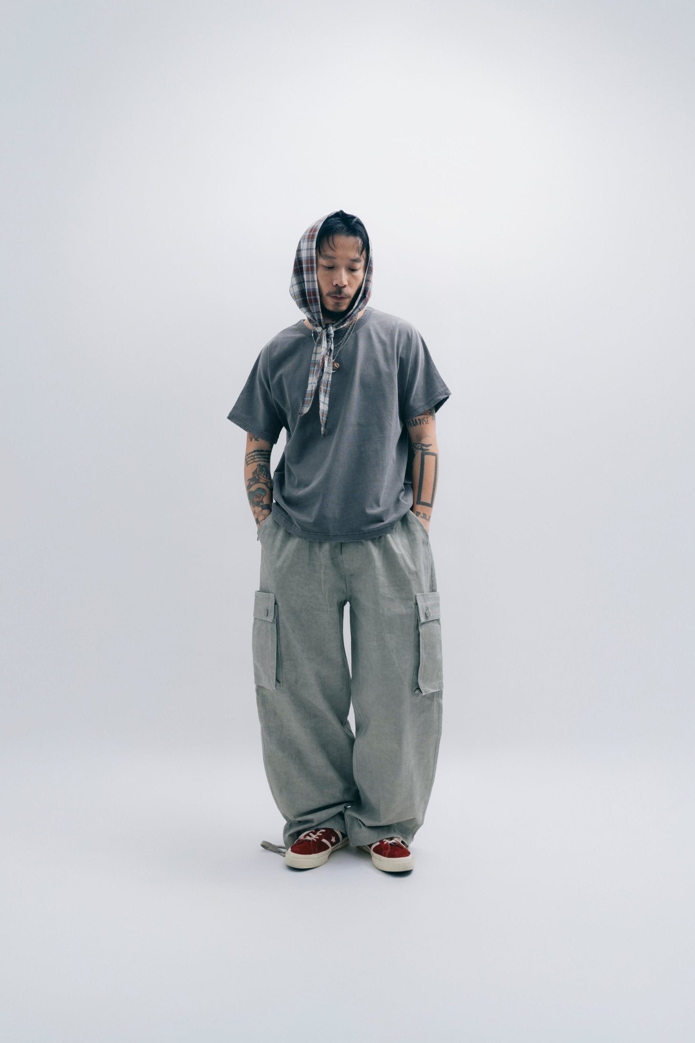 (empty) manual co. easy cargo pants/ dirty khaki - GROGROCERY