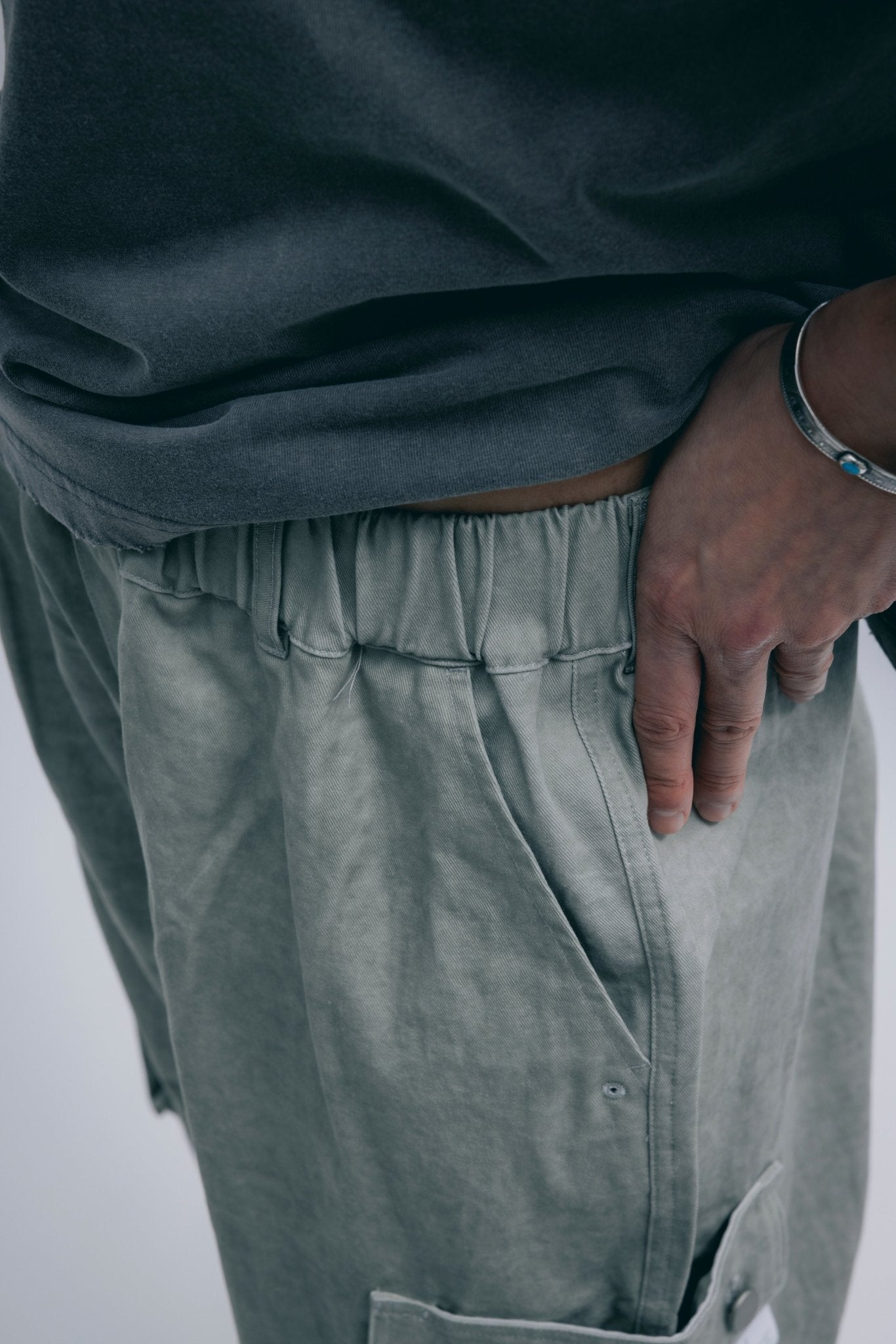 (empty) manual co. easy cargo pants/ dirty khaki - GROGROCERY