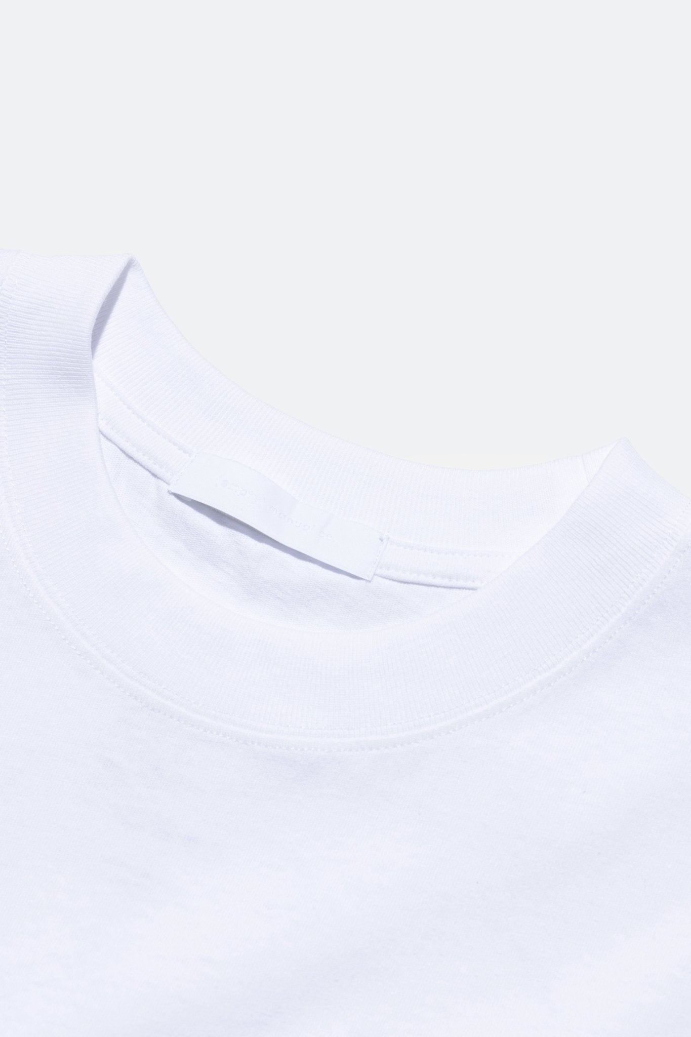 (empty) manual co. fitter happier tee/ white - GROGROCERY