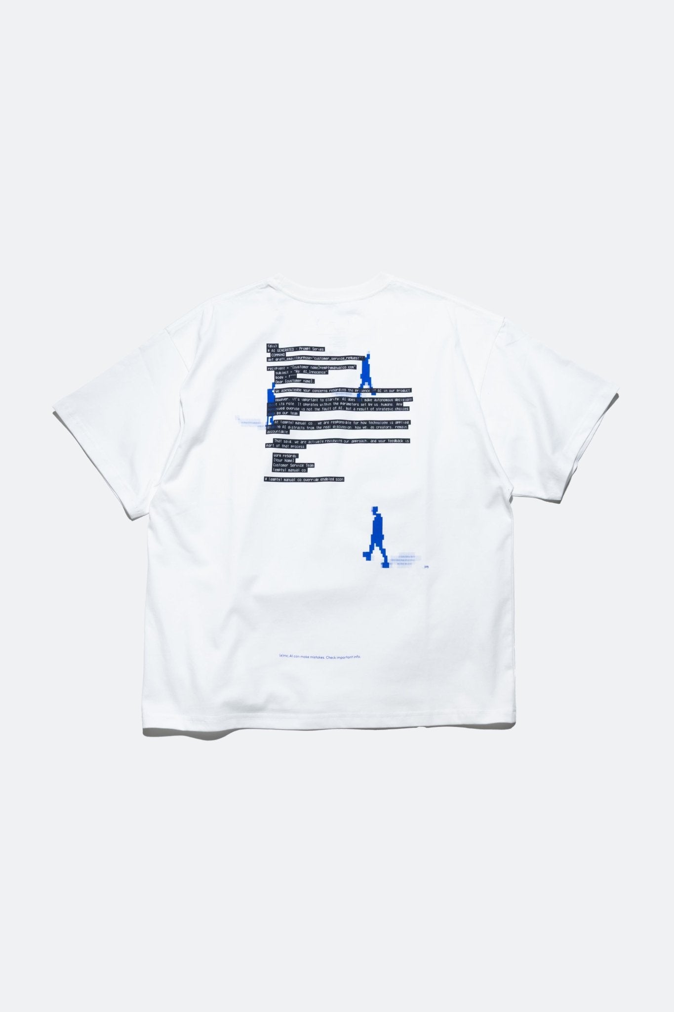 (empty) manual co. human cost tee - CHATBOT - GROGROCERY