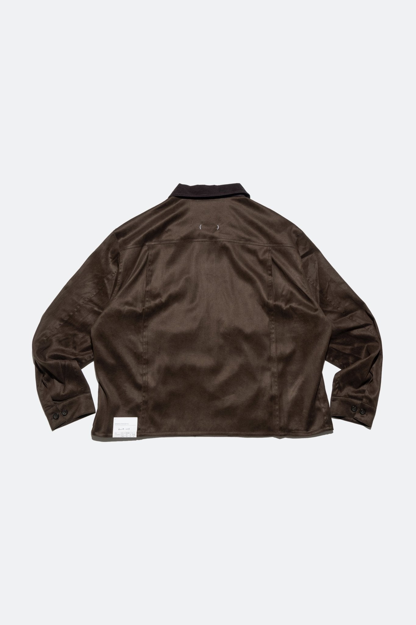 (empty) manual co. hybrid trucker jacket/ brown - GROGROCERY