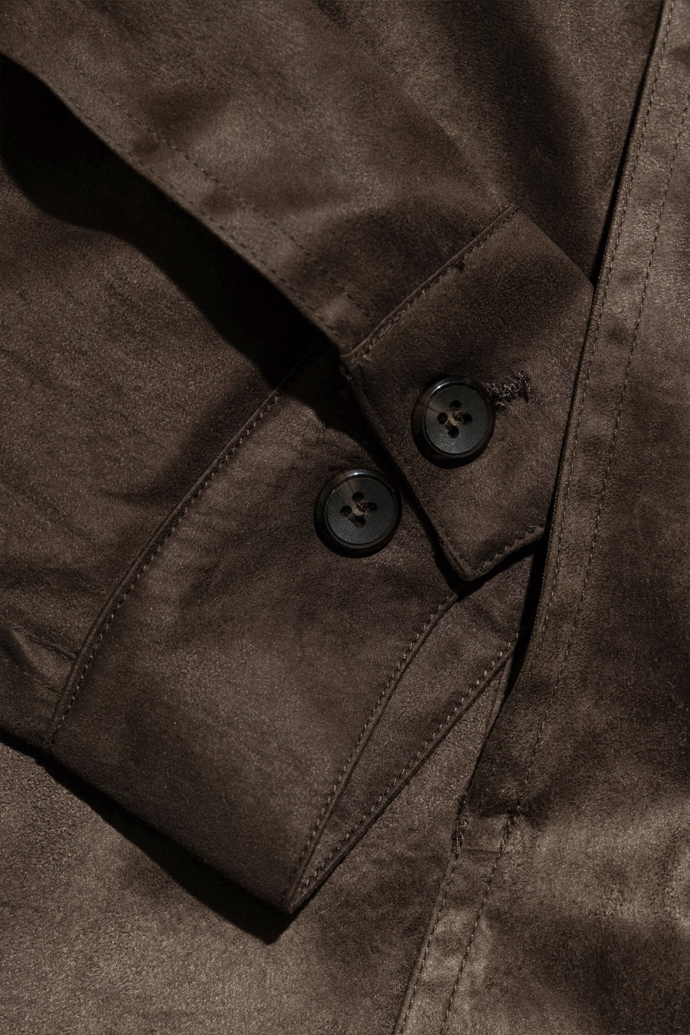 (empty) manual co. hybrid trucker jacket/ brown - GROGROCERY