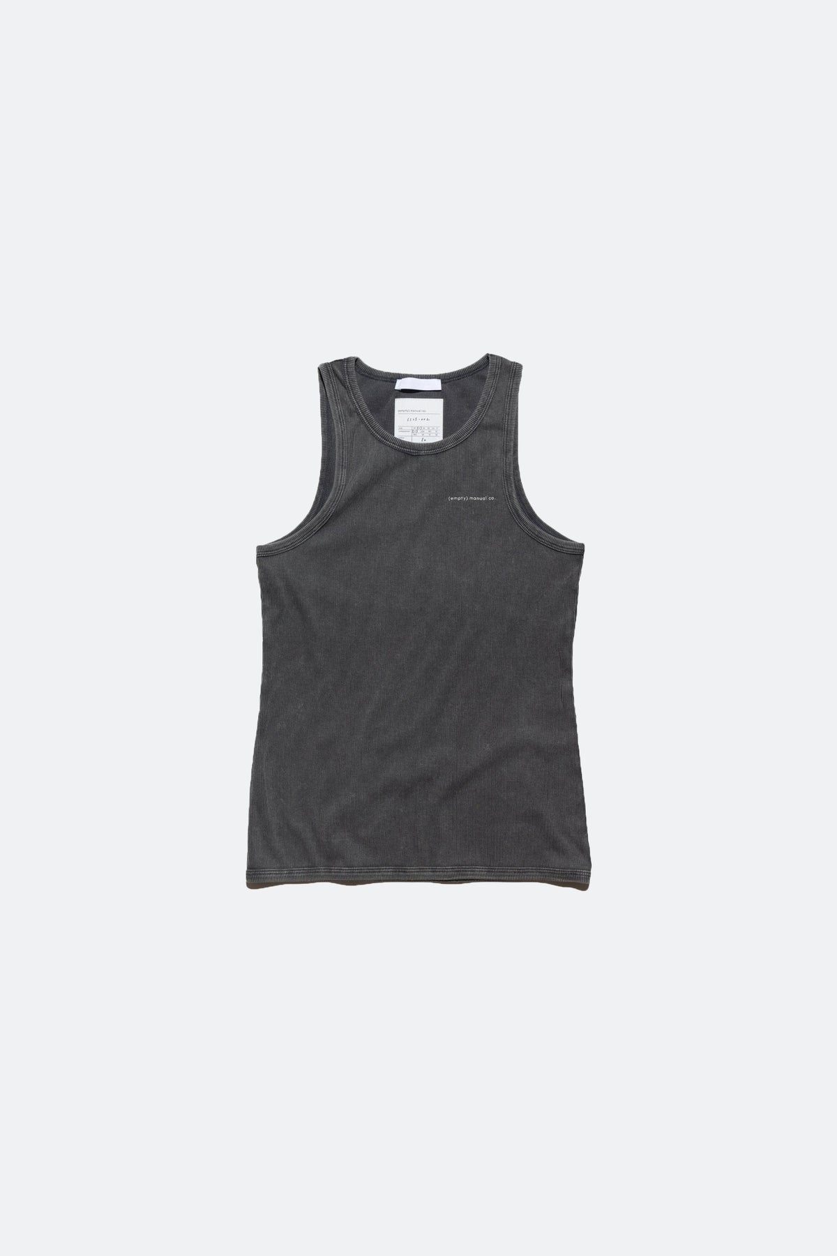 natty tank top - washed grey