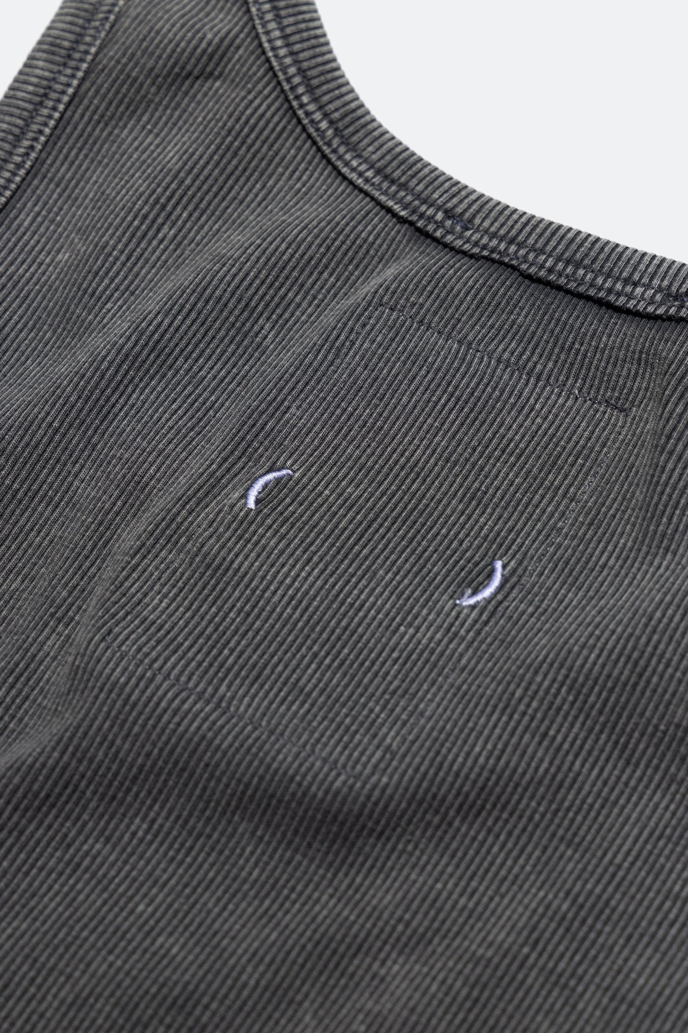 (empty) manual co. natty tank top/ washed grey - GROGROCERY