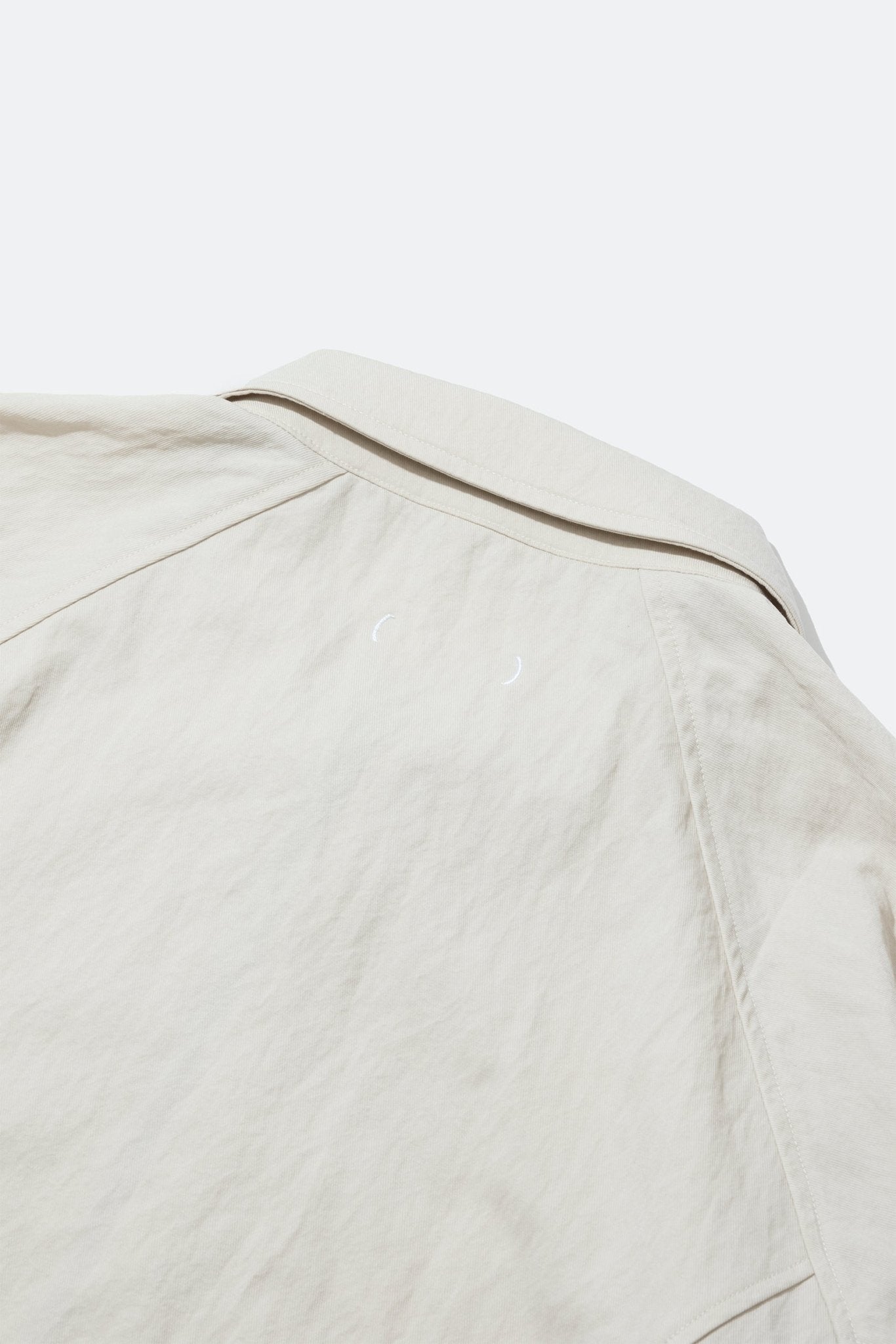 (empty) manual co. panelled blouson jacket/ light beige - GROGROCERY