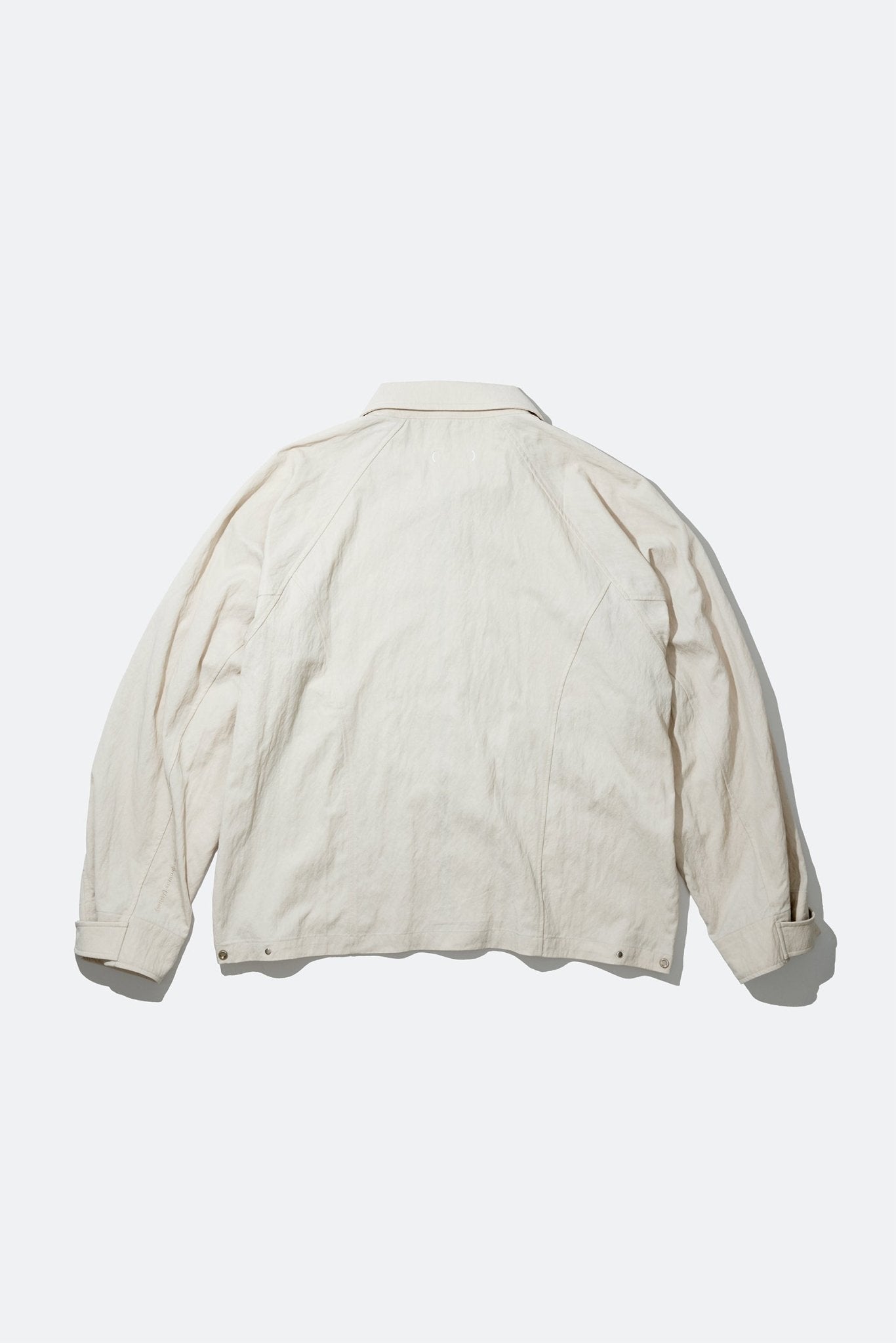 (empty) manual co. panelled blouson jacket/ light beige - GROGROCERY