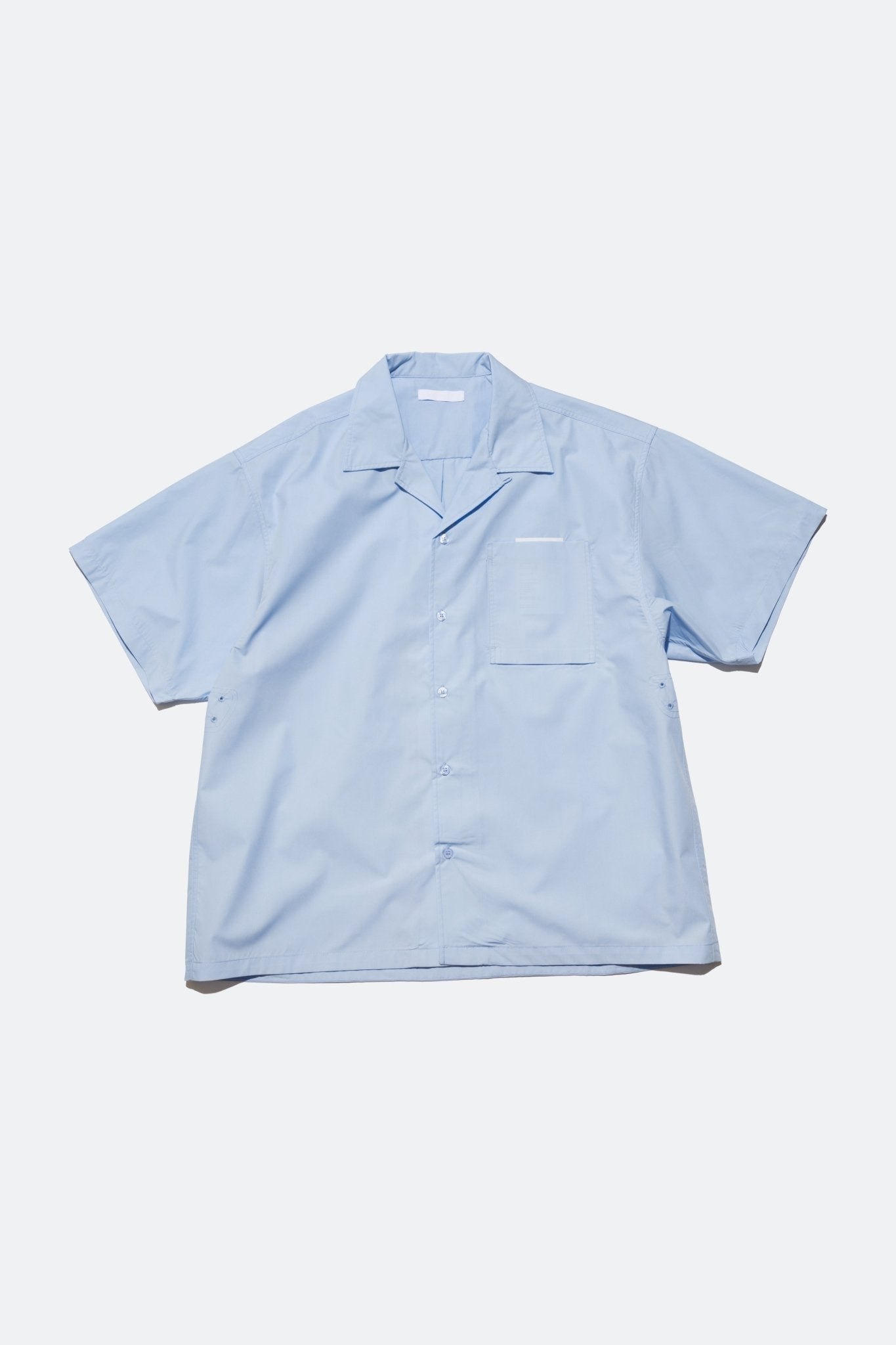 (empty) manual co. pocket(s) shirt/ cotton blue - GROGROCERY
