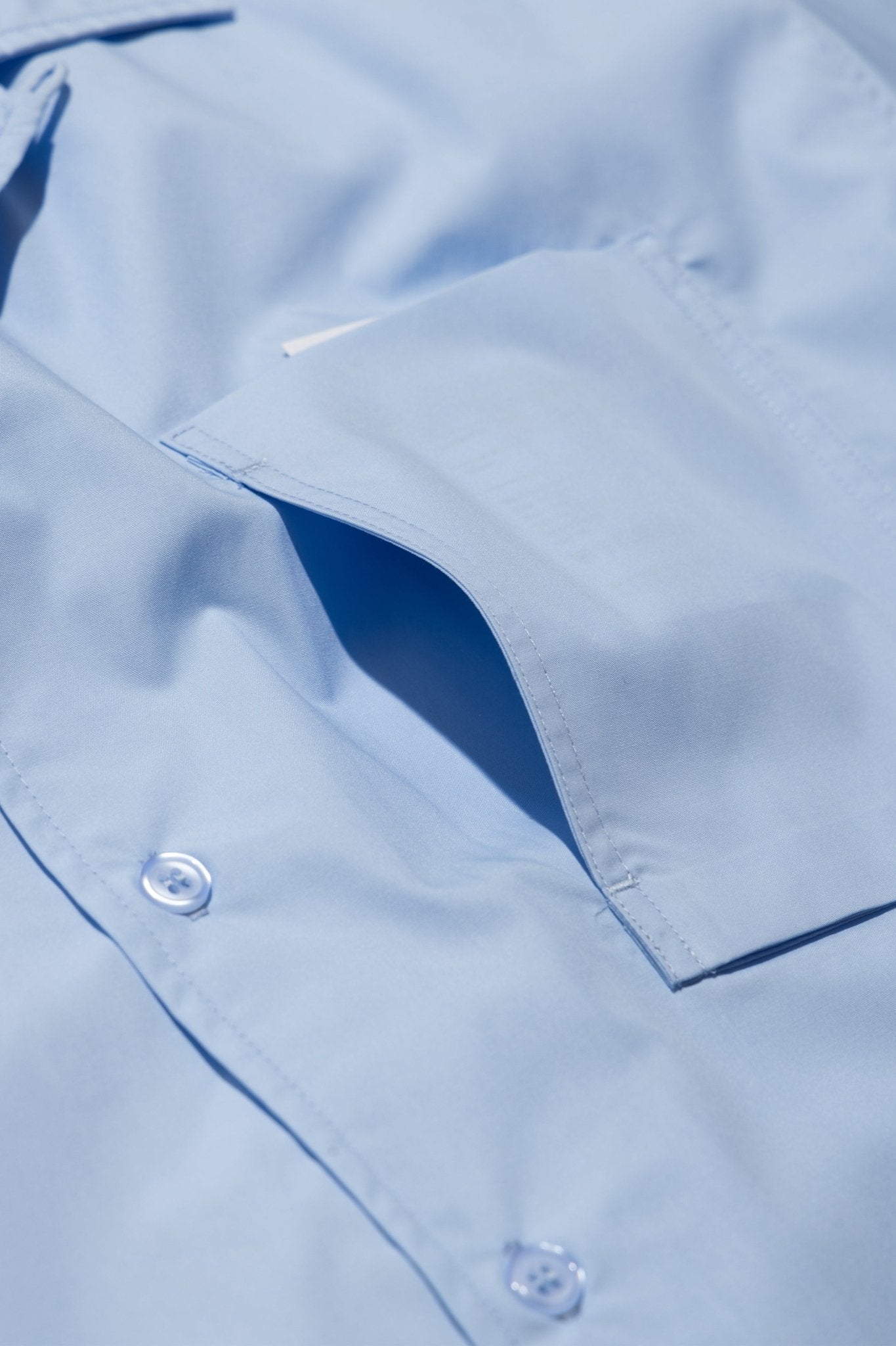 (empty) manual co. pocket(s) shirt/ cotton blue - GROGROCERY