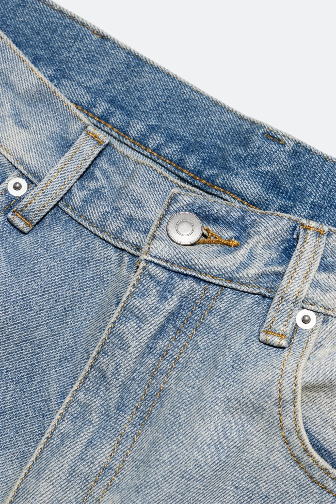 (empty) manual co. rodeo straight cut jeans/ washed blue - GROGROCERY