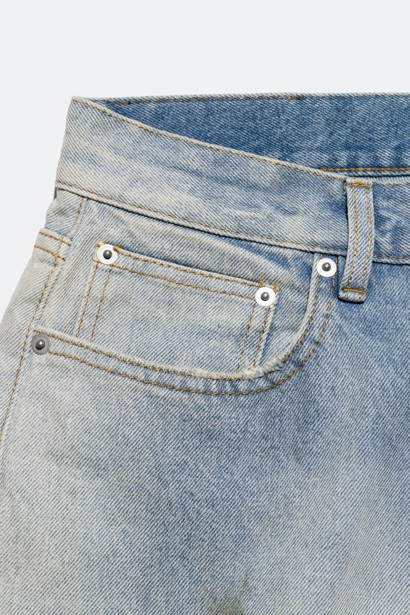 (empty) manual co. rodeo straight cut jeans/ washed blue - GROGROCERY