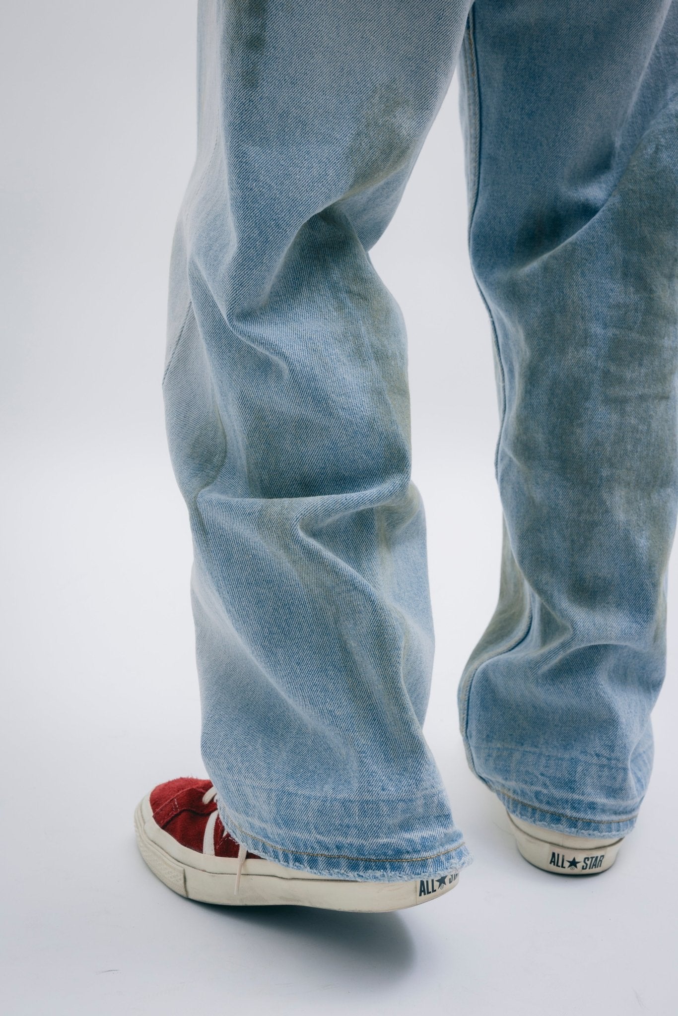 (empty) manual co. rodeo straight cut jeans/ washed blue - GROGROCERY