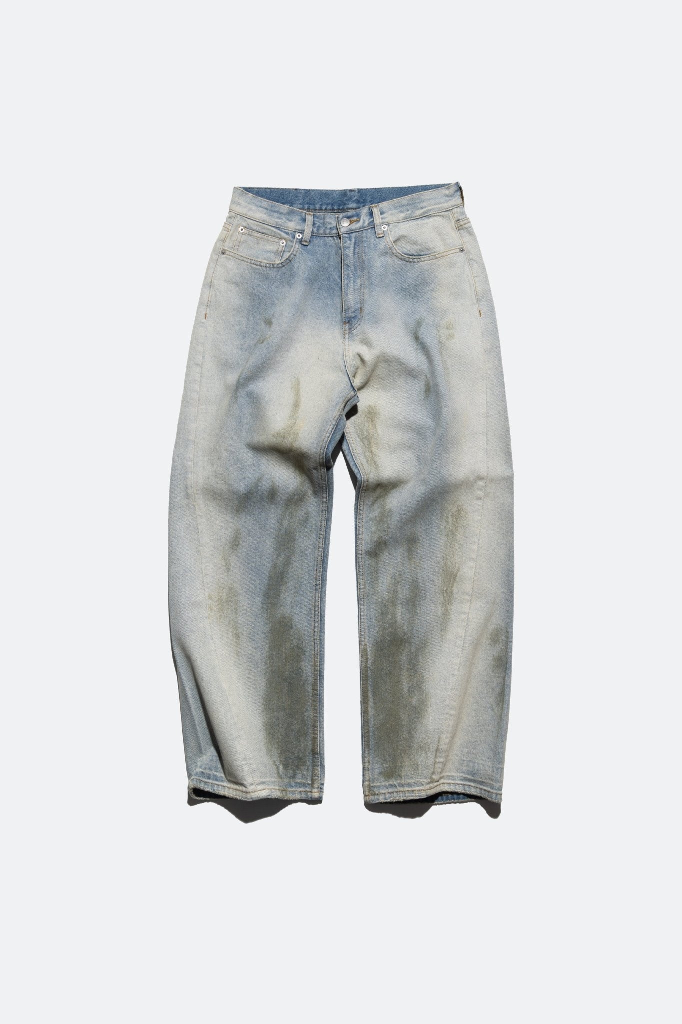 (empty) manual co. rodeo straight cut jeans/ washed blue - GROGROCERY