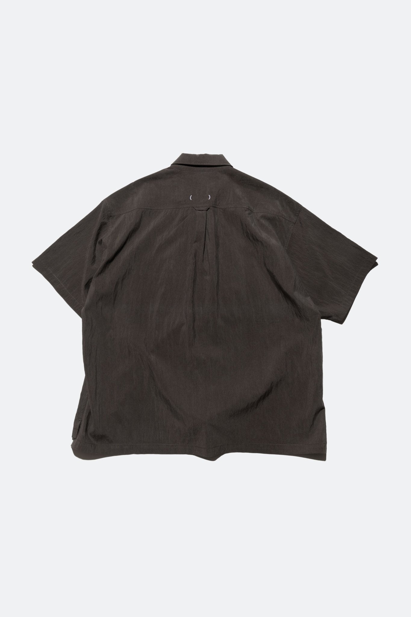 (empty) manual co. twin pocket embroidery shirt/ ashwood - GROGROCERY
